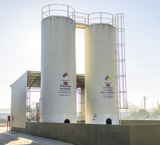 Tanques de residuos líquidos